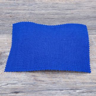 Medium Weight Carbon Blue Linen Fabric