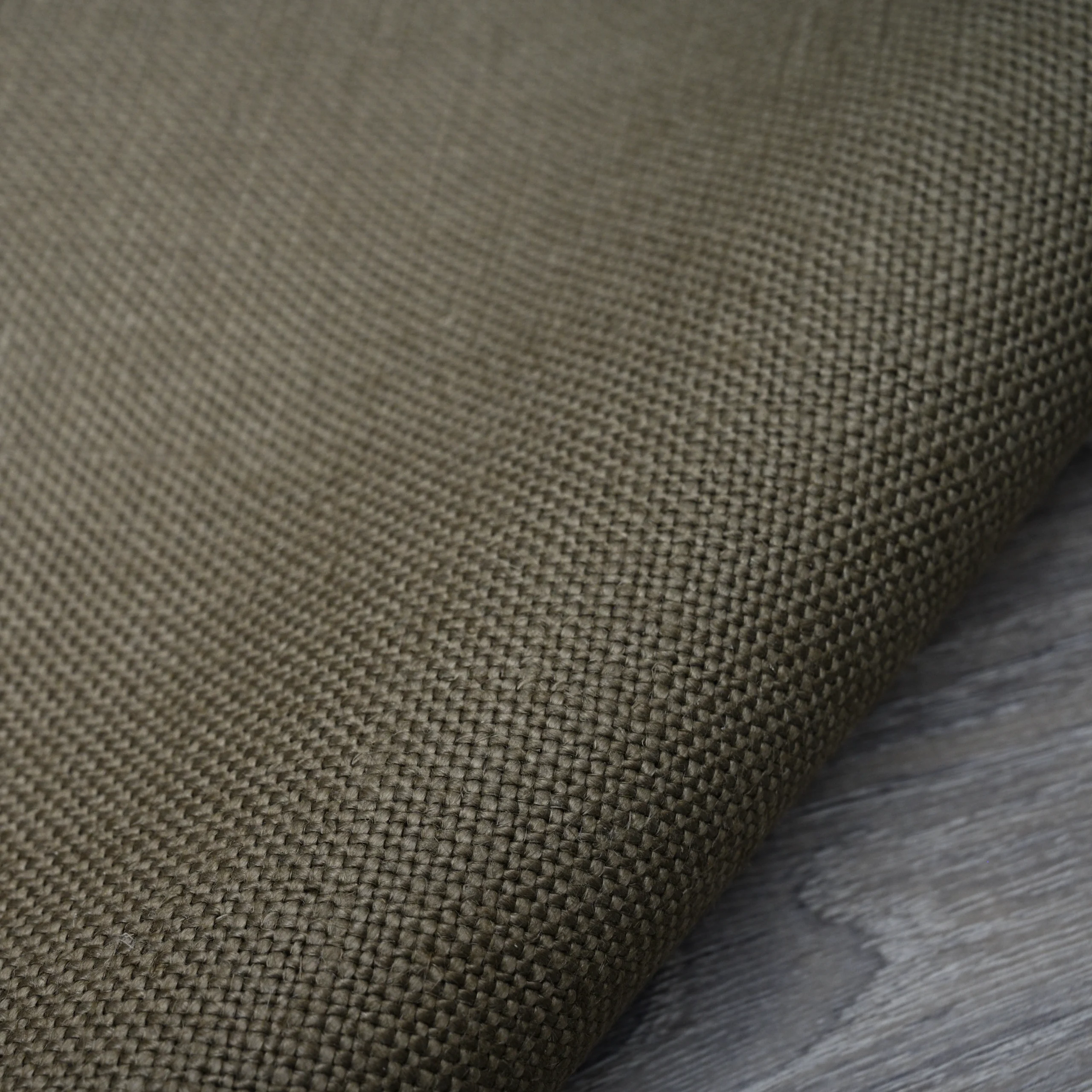 Heavy Weight Peat Linen Fabric