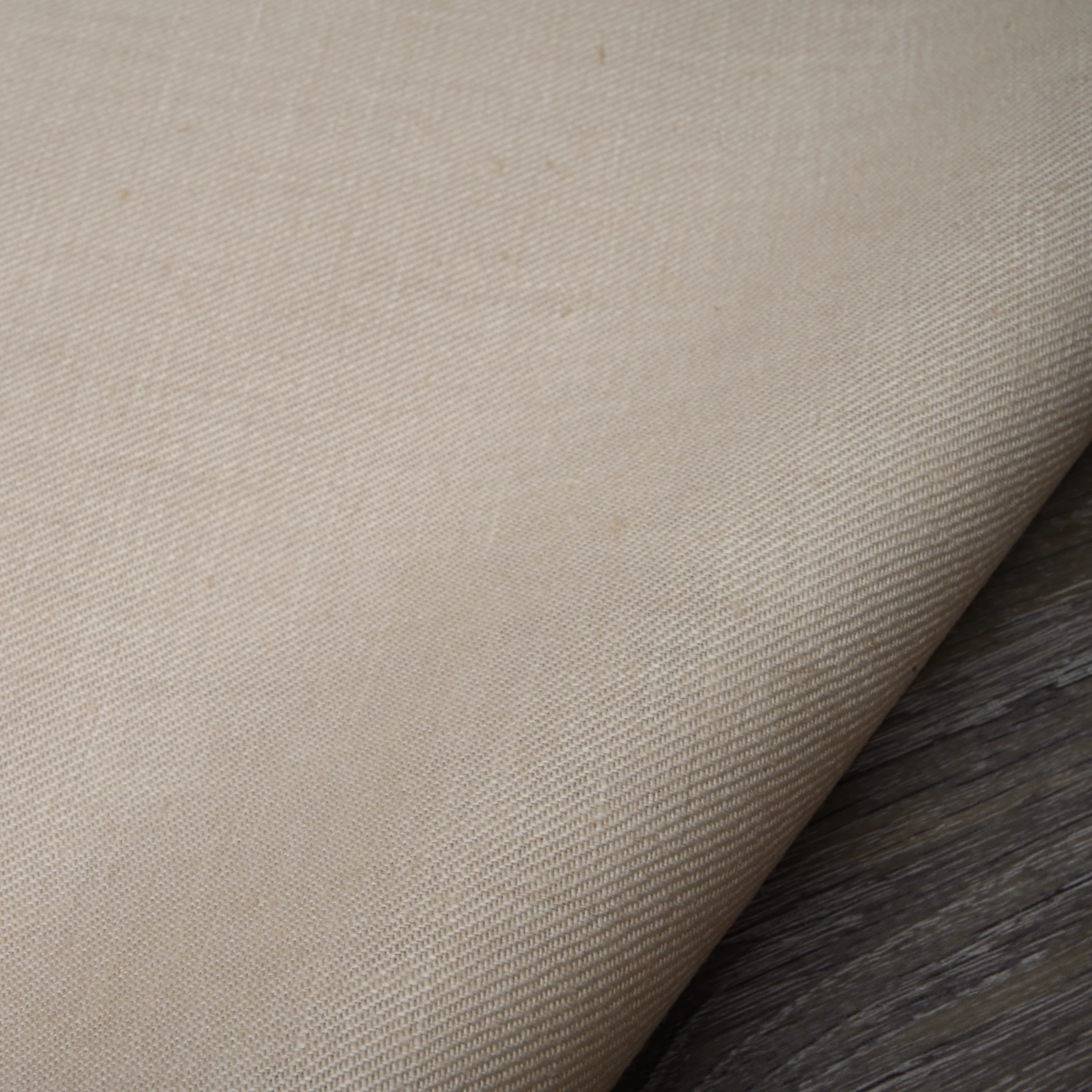 Heavy Weight Taupe Linen Fabric