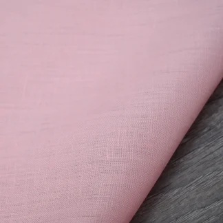 Light Weight Pink Linen Fabric
