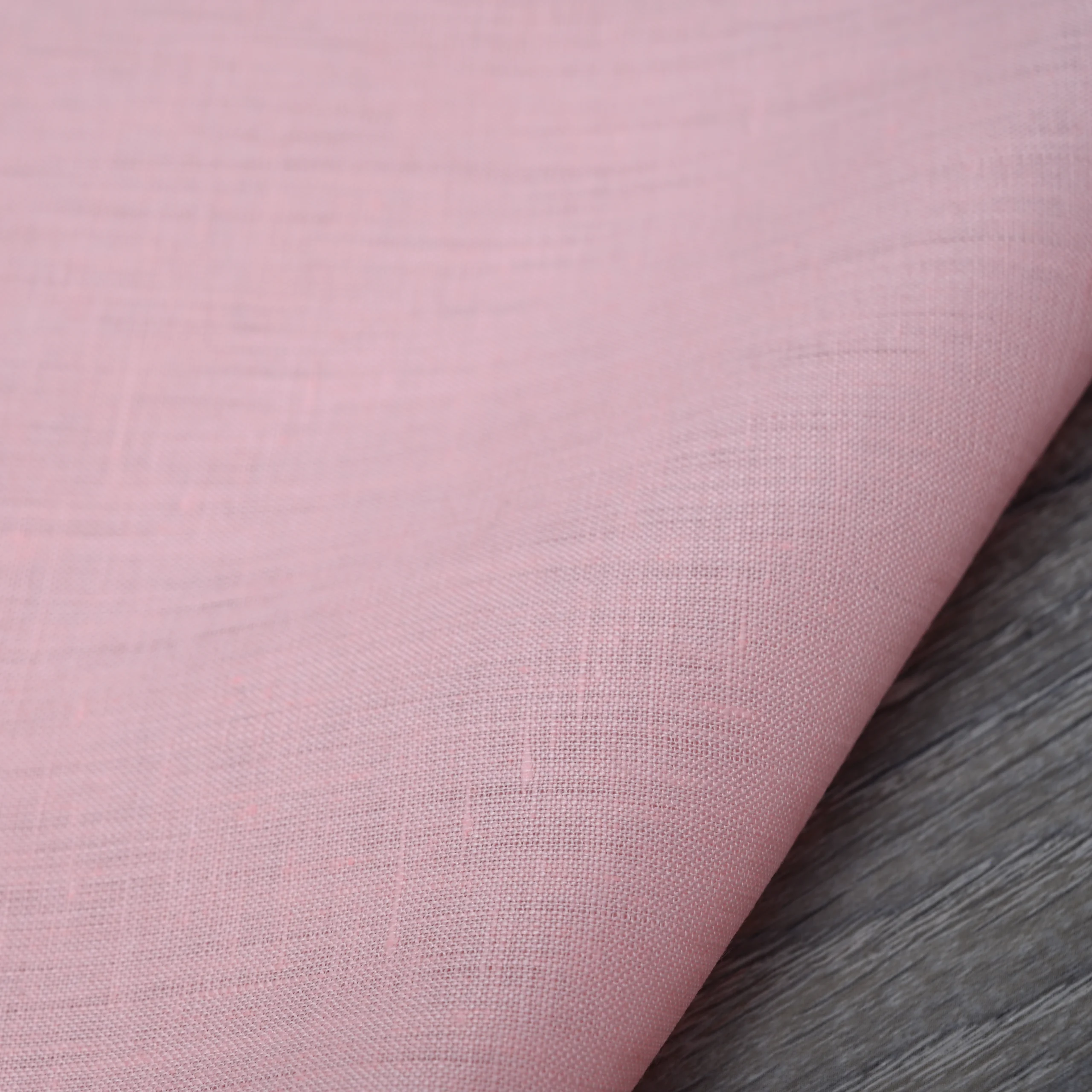 Light Weight Pink Linen Fabric