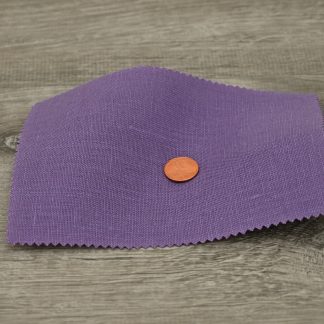 Medium Weight Dark Violet Linen fabric
