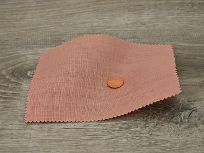 Medium Weight Pink Clover Linen fabric