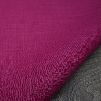Medium Weight Loganberry Linen Fabric