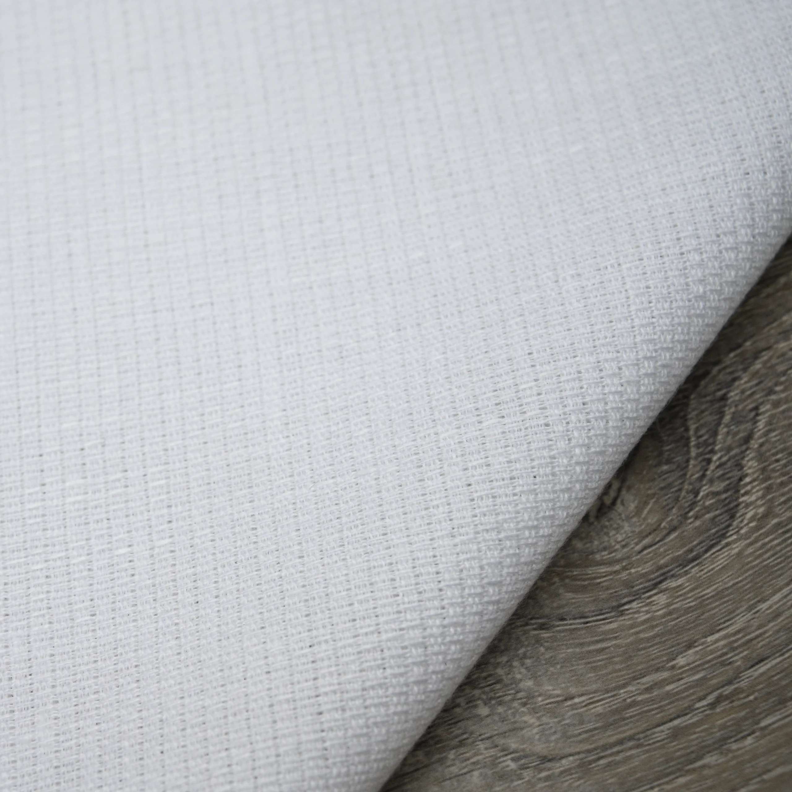 Medium Weight Solid White Linen Fabric