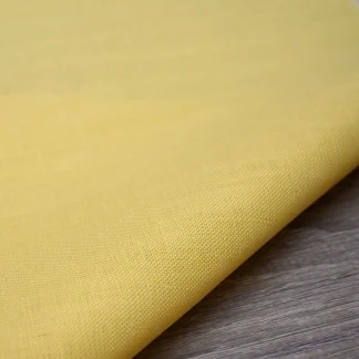 Medium Weight Yellow Linen Fabric
