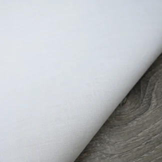 Medium Weight White Linen fabric