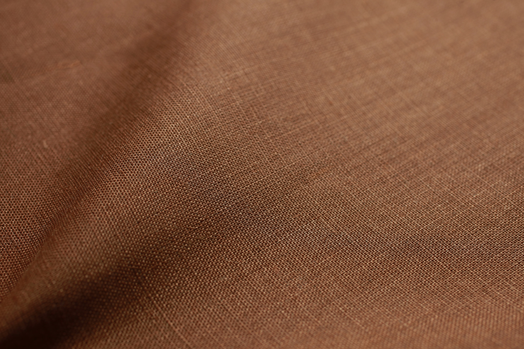 Brown Light Weight Linen Fabric