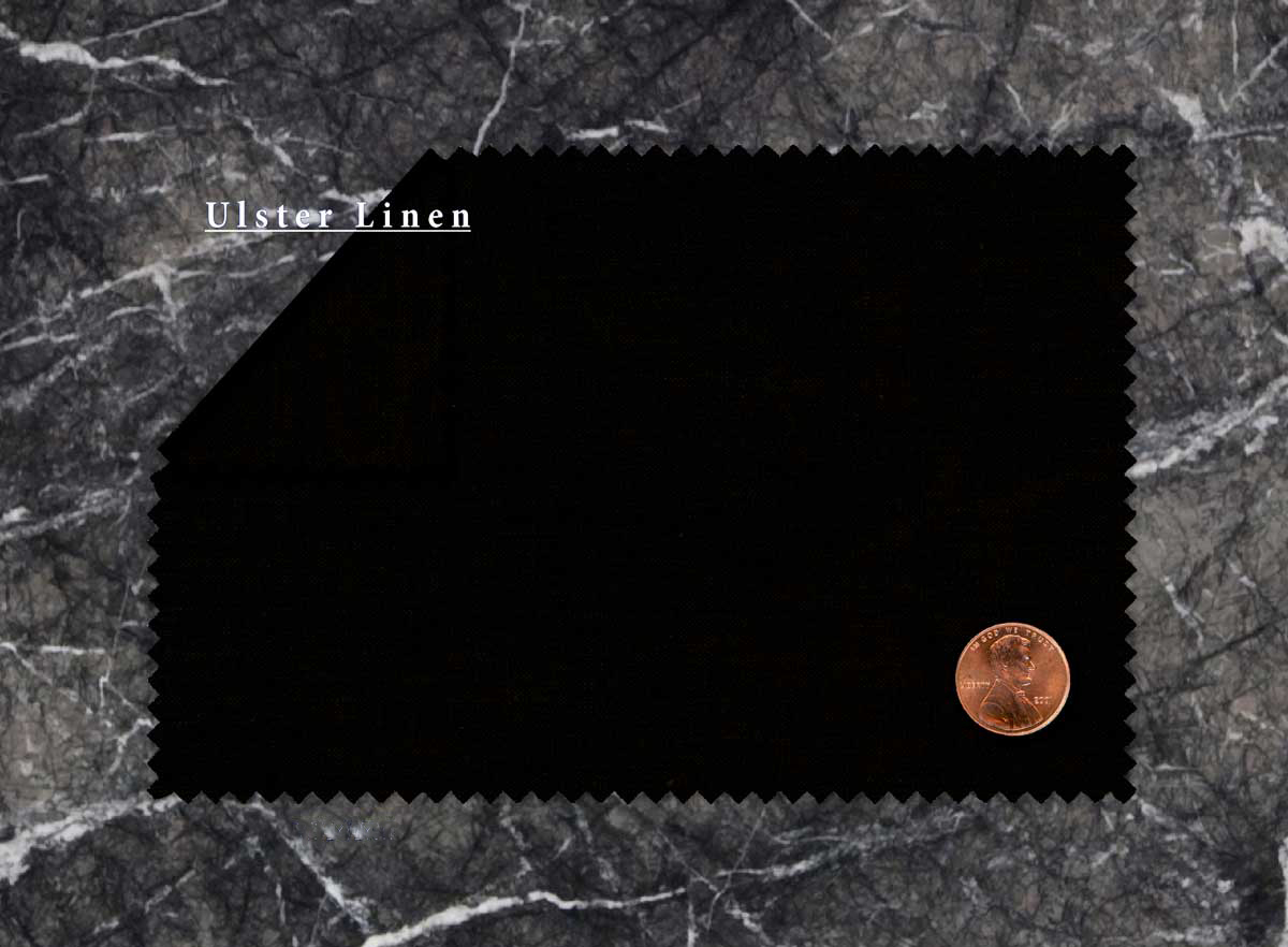 Black Medium Lightweight Linen Fabric