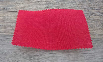 Red Linen Poly Fabric