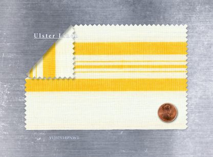 Yellow Pinstripe Toweling - Y1357YLBPNWT