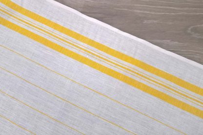 Yellow Pinstripe Toweling