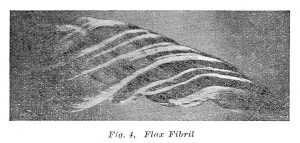 Flax fabric Fibril