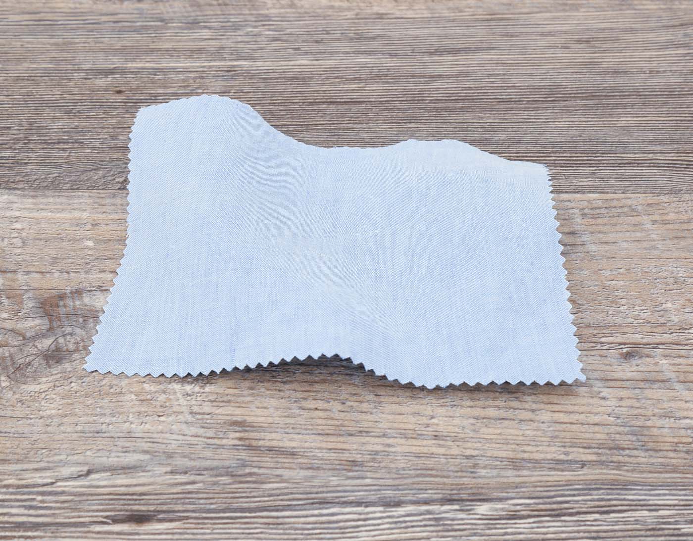 Light Sky Blue Linen Fabric by the Metre