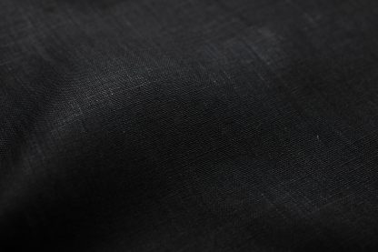 Black Lightweight Linen Fabric