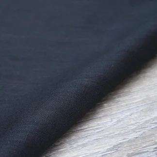 Black Lightweight Linen Fabric