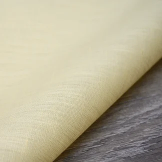 Maize Yellow Lightweight Linen Fabric