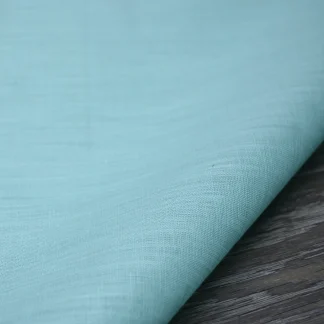 Seafoam Green Lightweight Linen Fabric