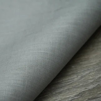 Steel Grey Lightweight Linen Fabric