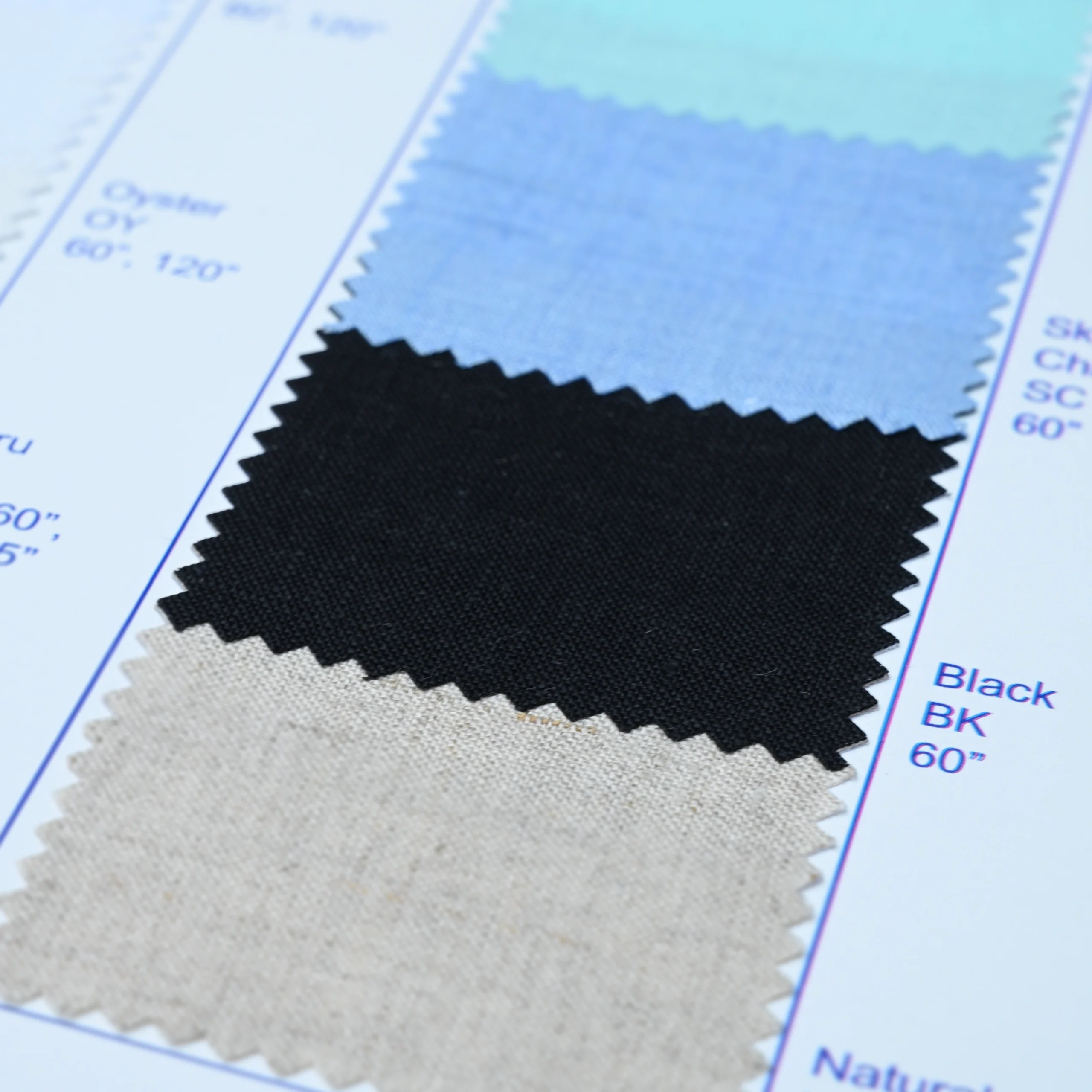 Black Medium Lightweight Linen Fabric