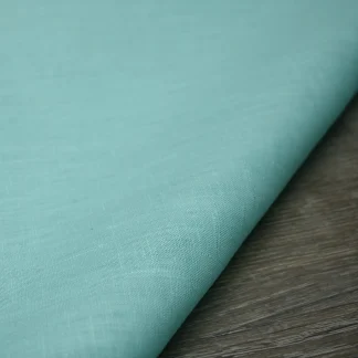 Icy Aqua Light Weight Linen Fabric
