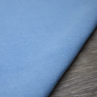 Sky Blue Chambray Light Weight Linen Fabric