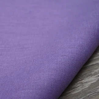 Medium Weight Dark Violet Linen fabric