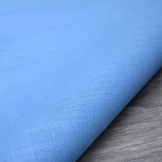 Medium Weight Periwinkle Linen fabric